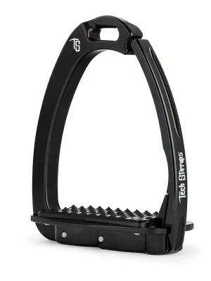 Angebot Tech Stirrups Sicherheitssteigbügel Venice Dressage Sloped - Schwarz/Schwarz