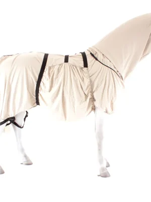 Couverture anti-eczéma Boett Sweet Itch - gris/beige (taille 85 - 115) , 2 Begrenztes Angebot