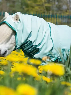 Wochenendangebot Horseware Rambo Petite Hoody - Ice-Green/Vert , 55