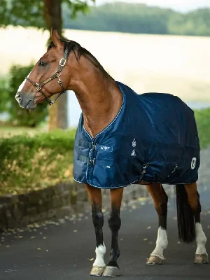 HorSeven Couverture imperméable 50g - marine , 165 Saisonangebot