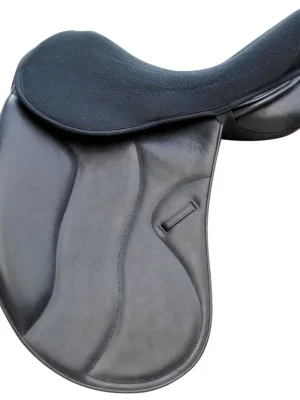 Acavallo coussinet en gel pour selle de dressage Dri-Lex 10mm - noir , M Versand Am Gleichen Tag