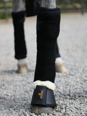 Wochenendangebot Kentucky Horsewear bandages en laine set de 4 - noir