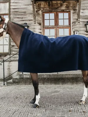 Top-Preis Kentucky Horsewear Fleecedecke Carré Lourd 210x200 cm - Marineblau - 140x120