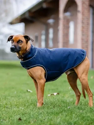 Zertifiziert Horseware Signature Dog Rain Coat 100g - Navy, L