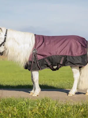 Begrenztes Angebot Couverture de falabella QHP Turnout 1200D Collection 50gr - Weinrot, 60