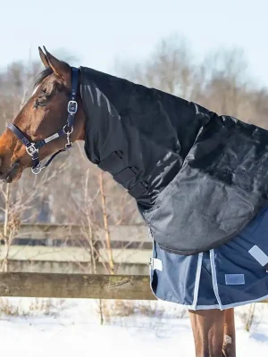 Angebot Protège-cou QHP Turnout Big Neck 150gr - Schwarz, 155 - 165