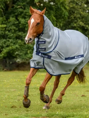 Aktuell Bucas Buzz-Off Full Neck - silver/blue , 155