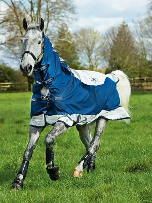 Wochenendangebot Horseware Rambo Summer Series Turnout 0g - Navy/Grey , 130