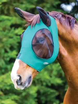 Angebot Weatherbeeta Stretch Fliegenmaske mit Ohrenschutz - hunter/black , Warmblut