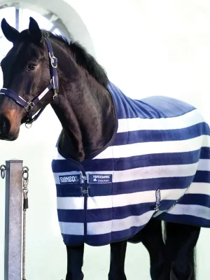 Zertifiziert Horseware Rambo Deluxe Fleece - Witney Navy , 85