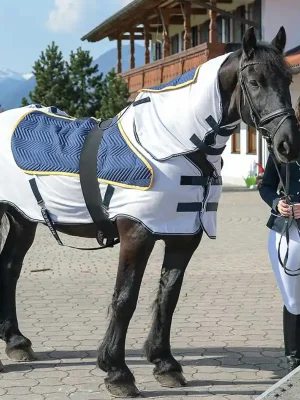 Equimag expert AIR Grundausstattung - Pferdedecke für die Magnetfeldtherapie bei Pferden Neue Ware