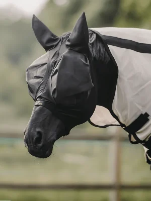 Top-Preis Kentucky Horsewear Fly Mask Slim Fit - black , Warmblut