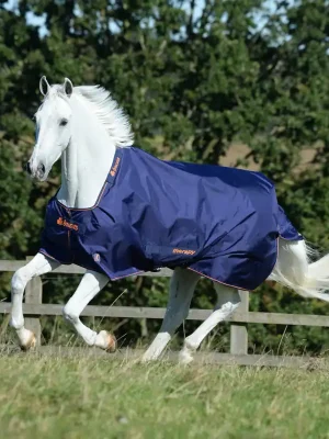 Zertifiziert Bucas Therapy Turnout 300g - Navy/Orange , 120