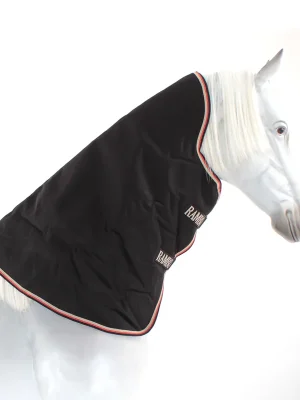 Versand Am Gleichen Tag Horseware Rambo Supreme Hood 250g - Black/Orange , S