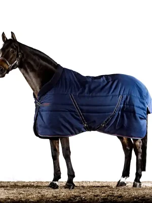 Horseware Rambo Cosy Stable 100g - Navy/Burgundy , 85 Versand Am Gleichen Tag