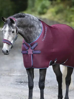 Heißes Angebot Horseware Rambo Airmax Cooler Disc Front - Burgundy , 100