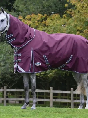 Zertifiziert Weatherbeeta Comfitec Plus Dynamic II Detach-A-Neck Medium/Lite 100g - maroon/grey/white , 85