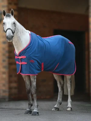 Weatherbeeta Fleece Cooler Standard - blueberry/pink , 150 Beliebt