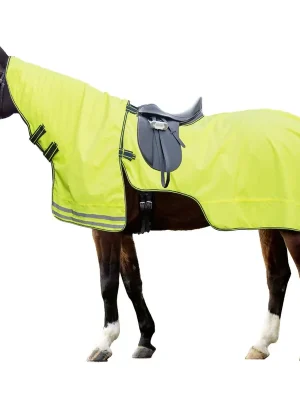 HKM Ausreitdecke mit abnehmbarem Halsteil Neon Gelb , 135 Angebot
