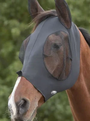 Abverkauf Weatherbeeta Deluxe Stretch Insekten-Augenschoner mit Ohrenschutz - Black/Black, Cob