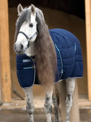 Bestpreis Horseware Rambo Stable Rug 200g - Stalldecke - Navy, 115