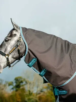 Abverkauf Horseware Amigo Bravo 12 Hood 0g - Navy/Titanium Grey/Silver, M