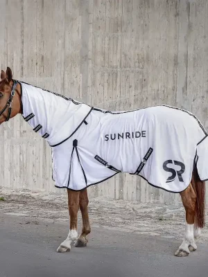 Beliebt Sunride Fliegendecke Miami mit Halsteil - weiß, 115 cm