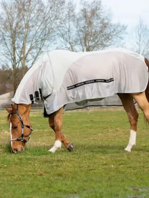 Bestseller Sunride Sommer-/Fliegendecke Dubai mit Halsteil - hellgrau, 155 cm