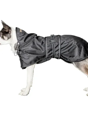Zertifiziert Back on Track Hunde Allwetterdecke gefüttert - schwarz, 25 cm
