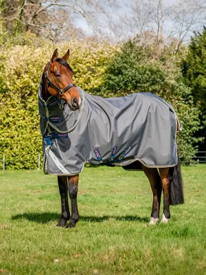Wochenendangebot Horseware Amigo Bravo 12 Plus Lite 0g - Black/Titanium Grey/Silver, 140