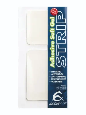 Acavallo Adhesive Soft Gel Strip One Size Color Transparent , Transparent, One Size Garantierte Lieferung