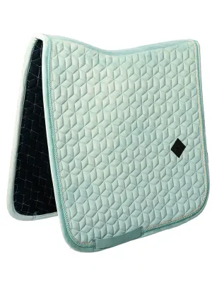Wochenendangebot Kentucky Horsewear Saddle Pad Velvet Dressage - pine green, Warmblut