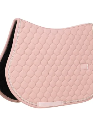 Top-Angebot Kentucky Horsewear Saddle Pad Onion Quilt Rubber Logo Jumping - light rose, Warmblut