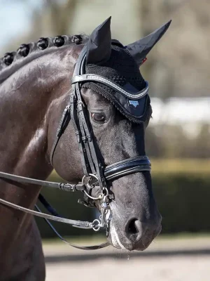 Begrenztes Angebot LeMieux Loire Fliegenhaube - Black, XL