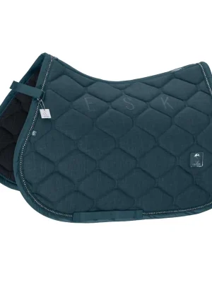 Angebot Eskadron Classic Sports 26 Bouclé Crystal Schabracke - navy, Pony Dressur