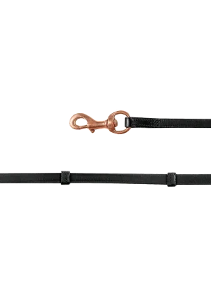 waldhausen island zuegel mit karabiner schwarz rosegold Günstig
