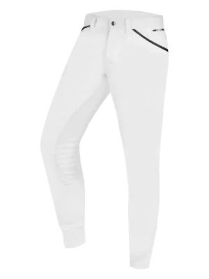 Ausverkauf elt reithose mailo knie silikon herren 52 weiss
