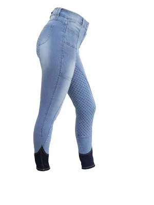 Markenware lia alfi jeansreithose ponylove top grip vollbesatz jeans 164