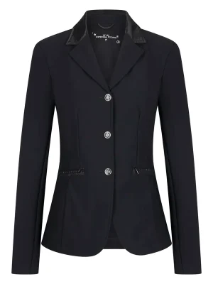 Sonderangebot imperial riding damen turnierjacket irhvive capone black gun metal l