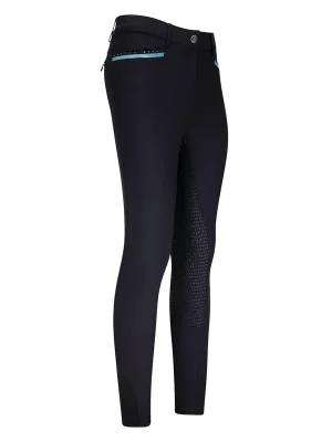 imperial riding damen reithose el capone fullgrip 42 black teal Letzte Chance