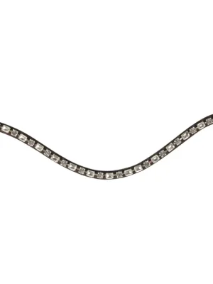 Wochenendangebot hkm sports stirnband amazing pony braun silber