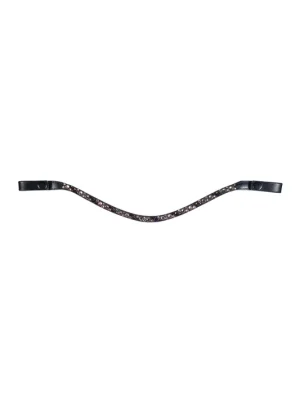 Angebot hkm sports stirnband eliana braun pony