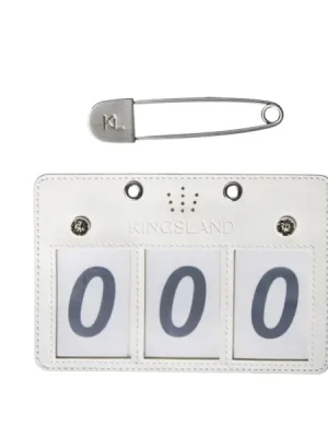 kingsland startnummern mit 3 nummern klmaddie einzelpack sommer 2026 one size white Knallerangebot
