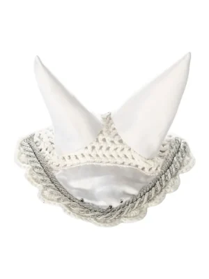 Günstig hkm sports fliegenhaube turnier hobby horsing weiss one size