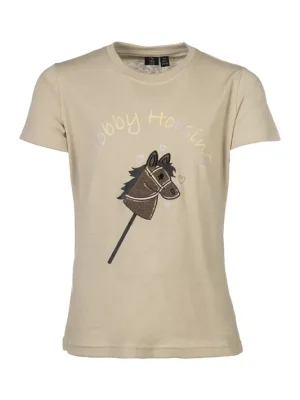 Finale Aktion hkm sports t shirt hobby horsing rainbow beige 158 164