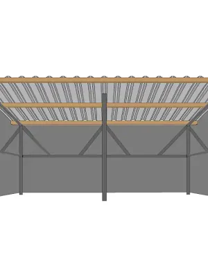 Abverkauf Weidezelt XXL 6 x 4 m mit stabilem Dach  »  110981-PR