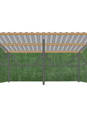 Weidezelt XXL 6 x 4 m mit stabilem Dach  »  110981-WN Neu