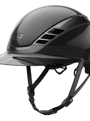ABUS PIKEUR Reithelm AirLuxe Chrome - langer Schirm  »  222367_L-MN Letzte Chance