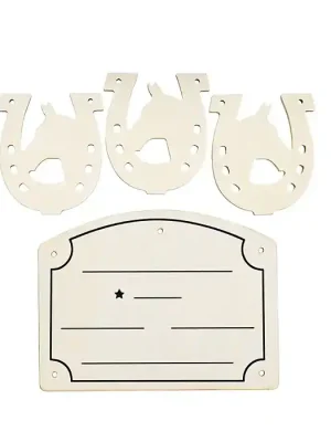 Neu Hobby Horse Stallschild  »  223755