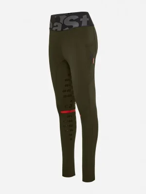 Reitleggings Damen Reggings R1 Tech Performance Top-Preis